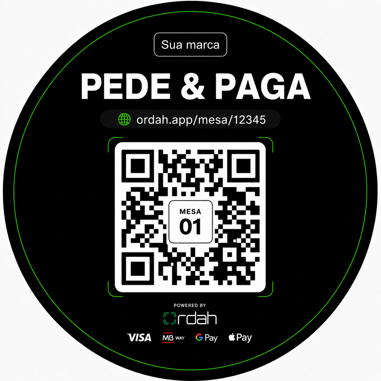 QR Coaster Ordah